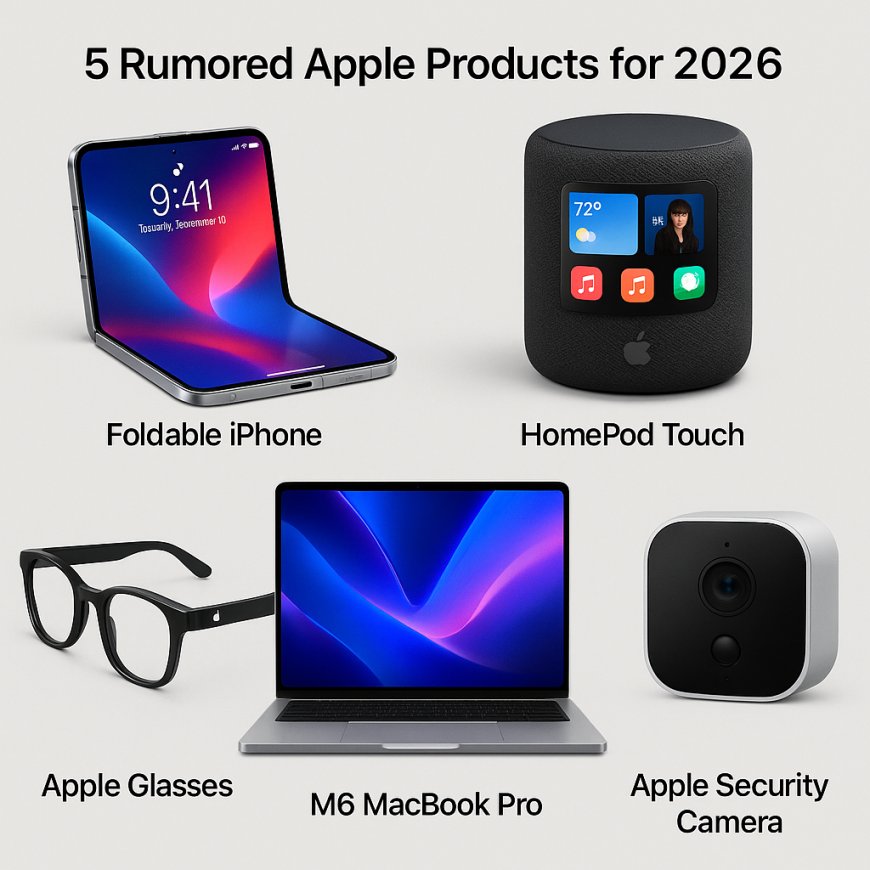 Top 5 Exciting Apple Products Rumored for 2026: Foldable iPhone, HomePod Touch & More