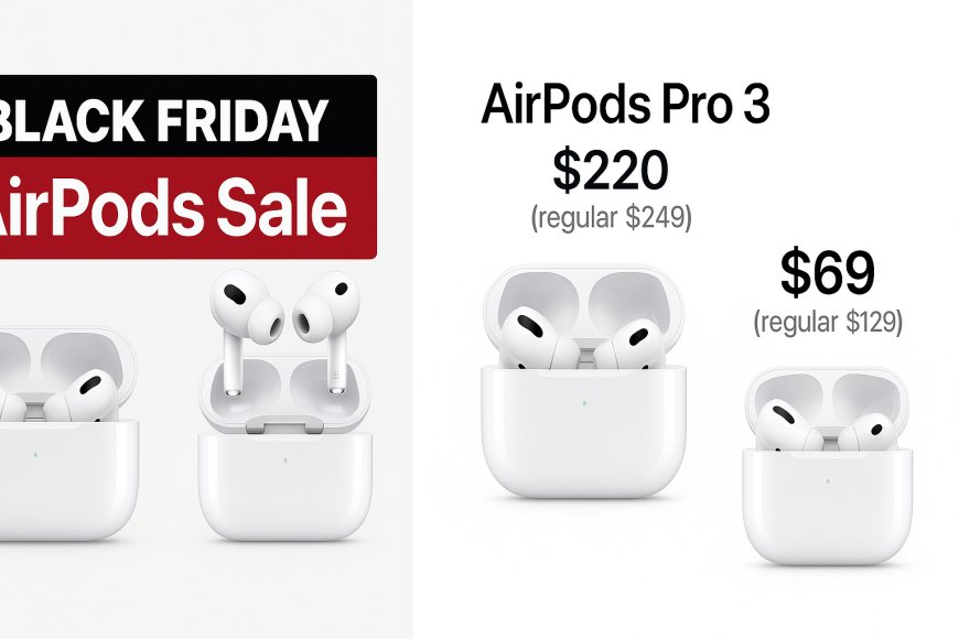 Best Black Friday AirPods Deals 2025: Huge Discounts on AirPods Pro 3, AirPods 4 & More