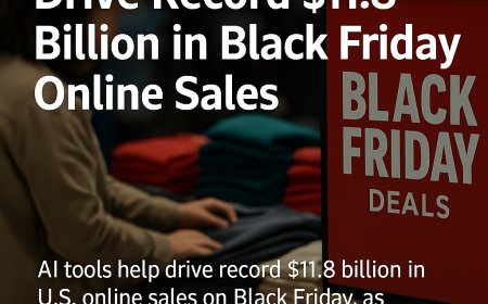 AI-Powered Tools Drive Record $11.8 Billion in Black Friday Online Sales