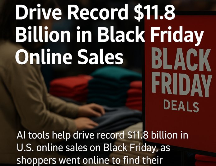 AI-Powered Tools Drive Record $11.8 Billion in Black Friday Online Sales